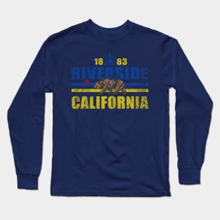 Retro Riverside California 1883 Home Love Long Sleeve T-Shirt